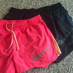 Two pairs of women’s Nike dry fit shorts!